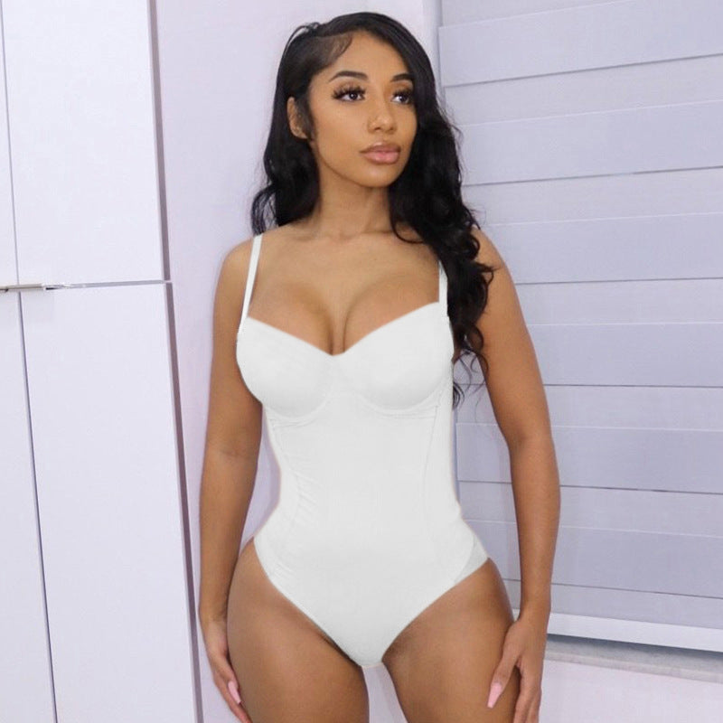 Straps Tulle Tight Jumpsuit