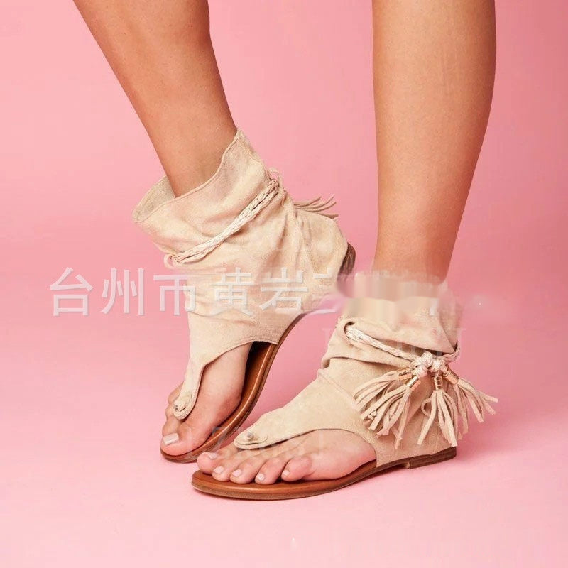 Flat Bottom Tassel Clip Toe