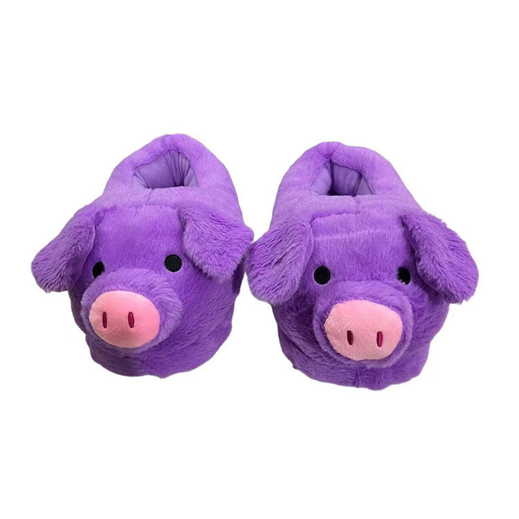 Pig Plush Slippers
