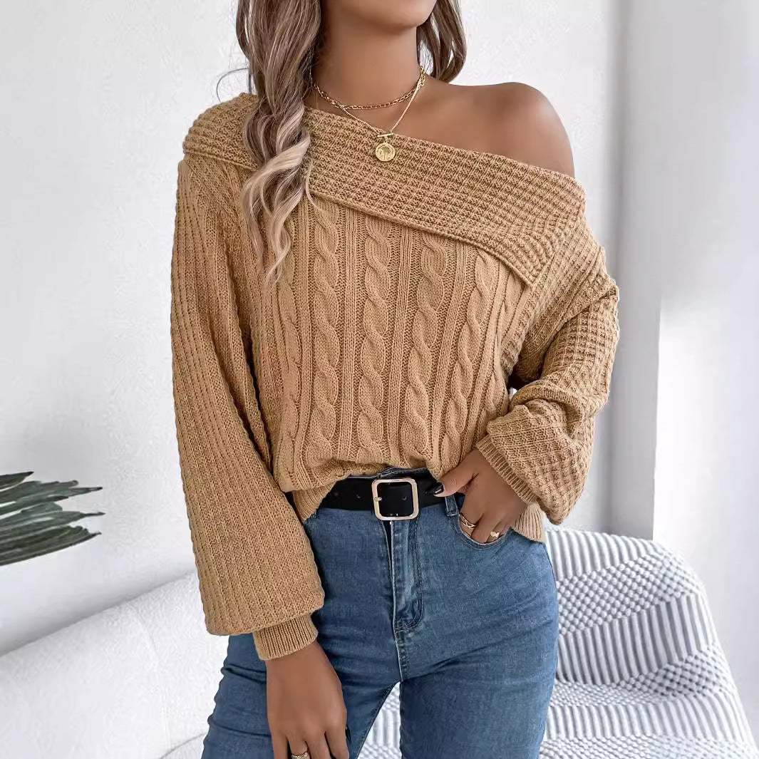 Off-the-shoulder Pullover