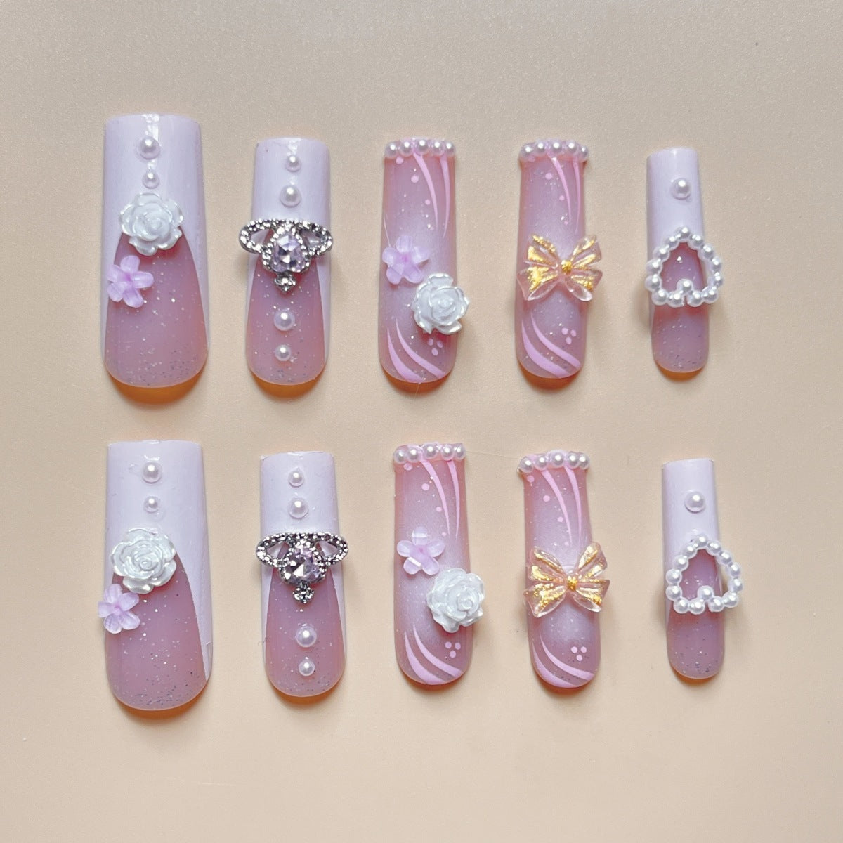 Multi-diamond Nails