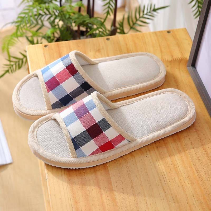 Linen Indoor Slippers