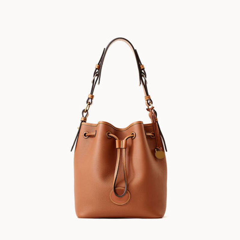 Vintage Pebble Shoulder Handbag