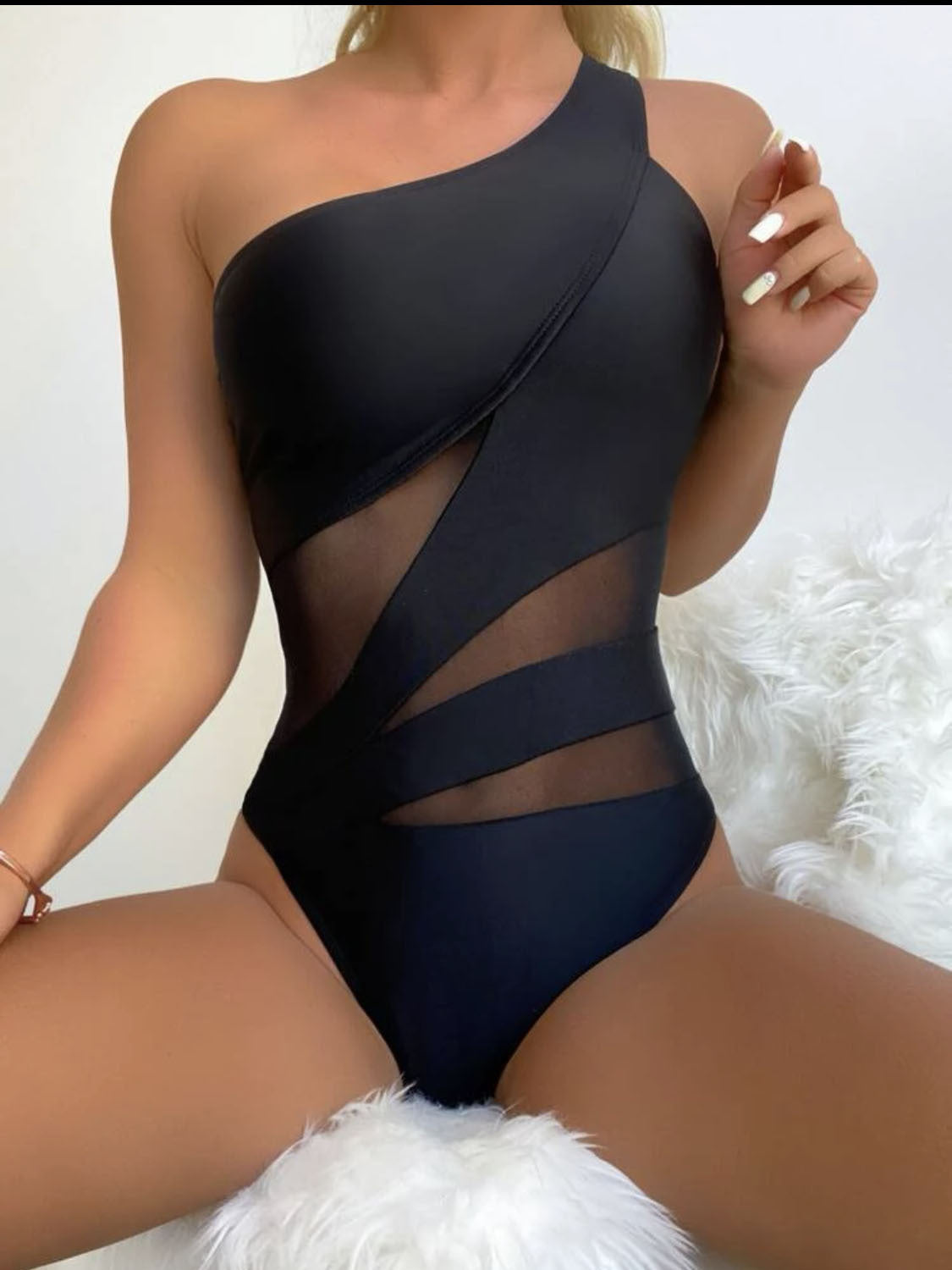 Sexy Solid Color One-piece