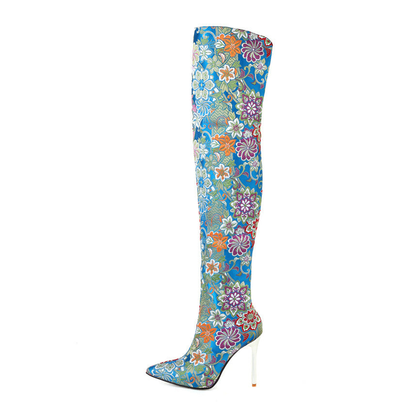 Embroidered Stiletto