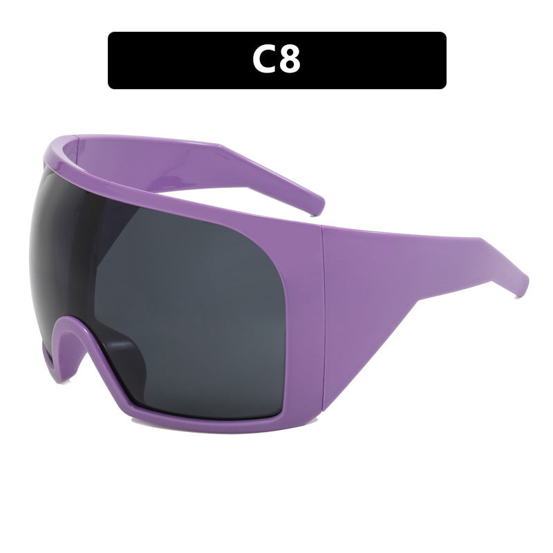 Large Rim Mask Sunglasses