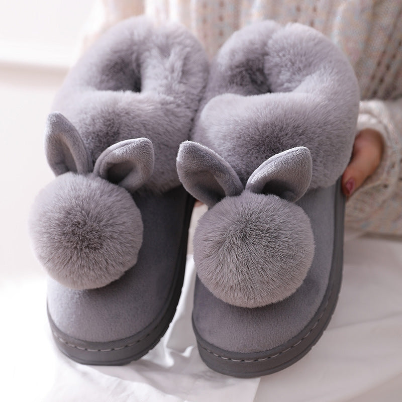 Rabbit Fur Slippers
