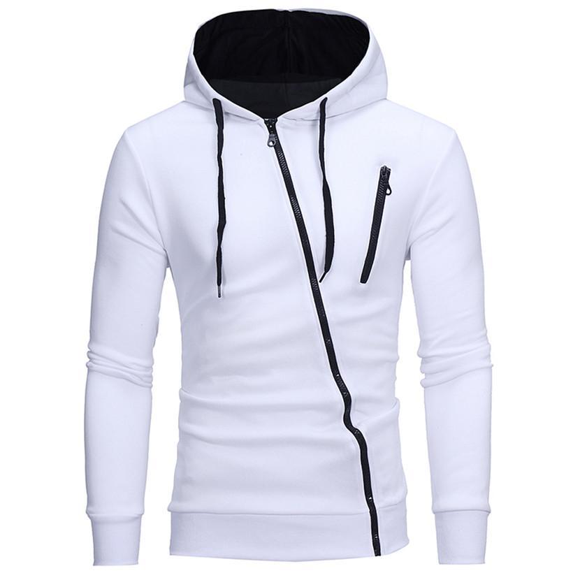 Diagonal Zipper Sweater