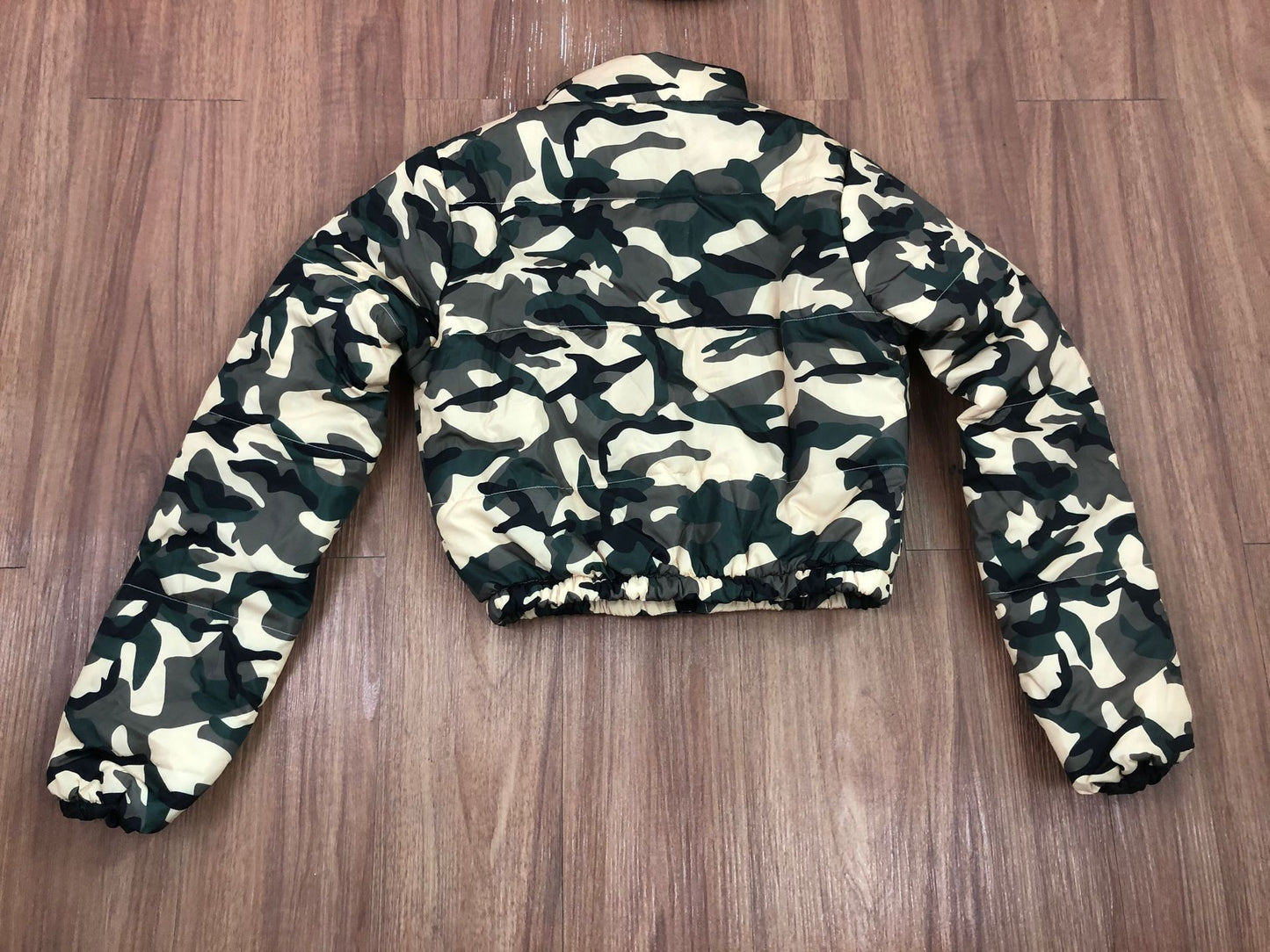 Army green camouflage jacket