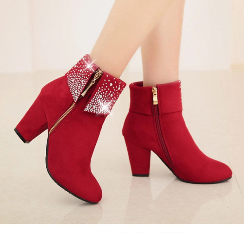 Rhinestone boots