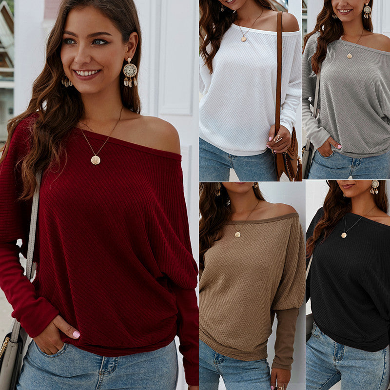 Off-the-shoulder sweater