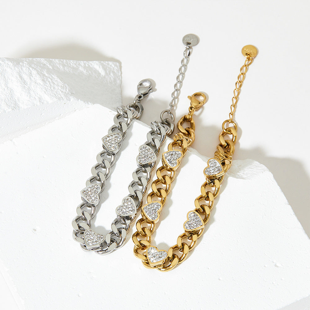 French Heart-shaped Bracelet