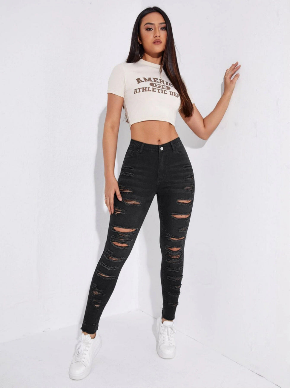 Skinny Denim Trousers