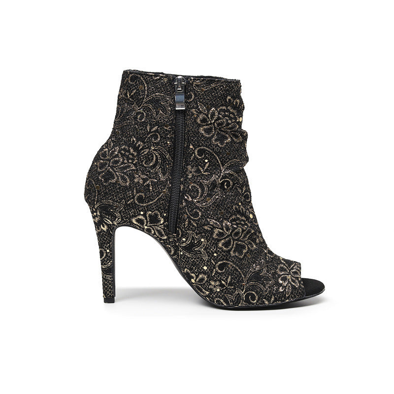 Black Hollow Summer Heels