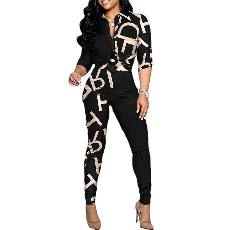 Casual Pants Two-piece Set