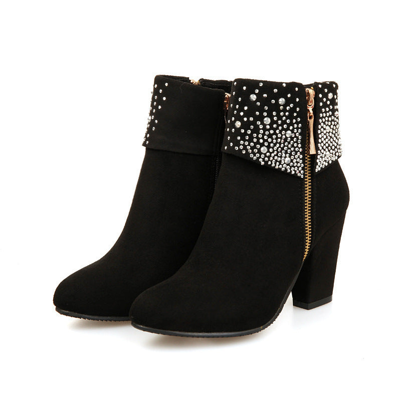 Rhinestone boots