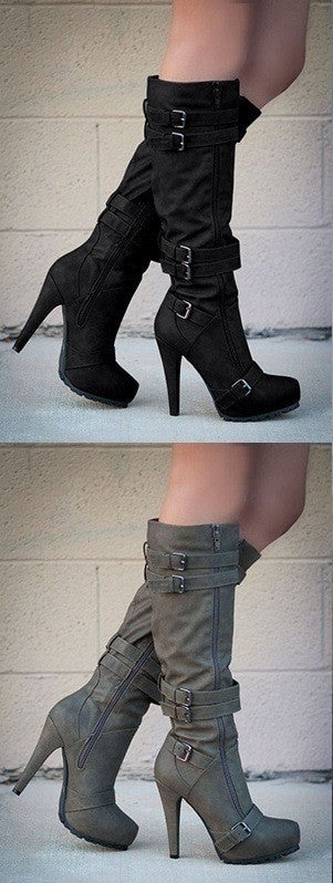 Fashion high-heeled platform