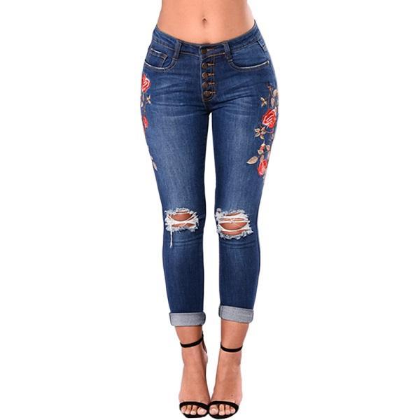 Ripped Denim Jeans