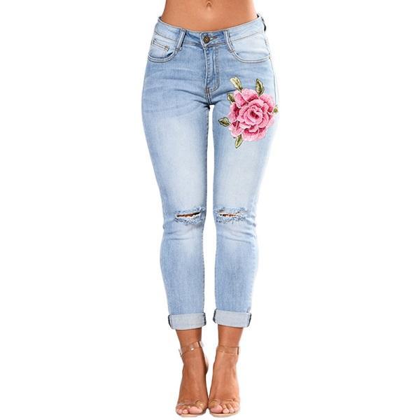 Ripped Denim Jeans