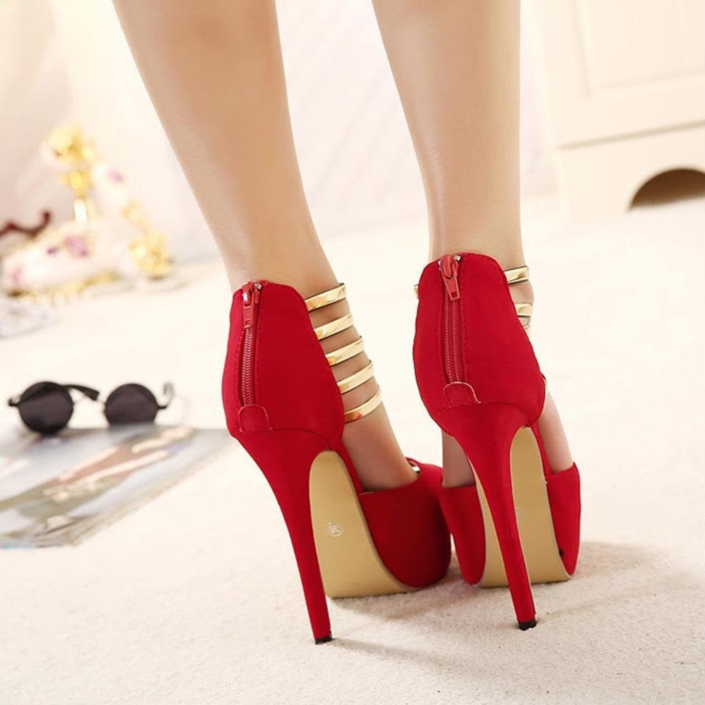 Strap Ankle Cuff Stiletto