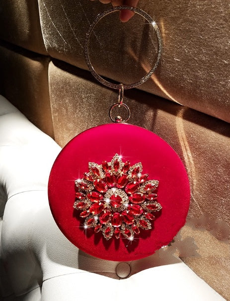 Velvet Diamond Ring Clutches