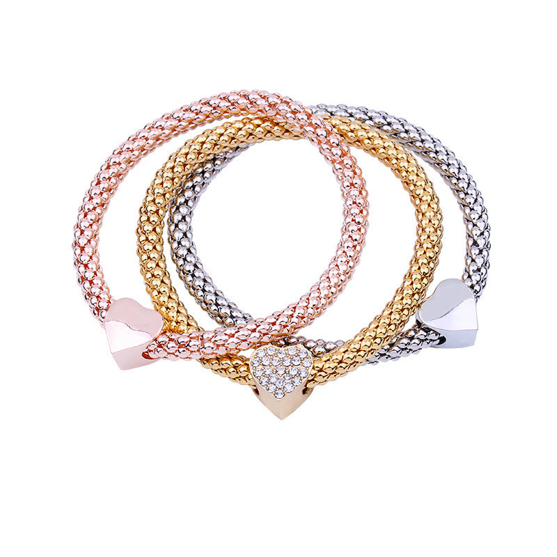 Heart Pendant Bracelet