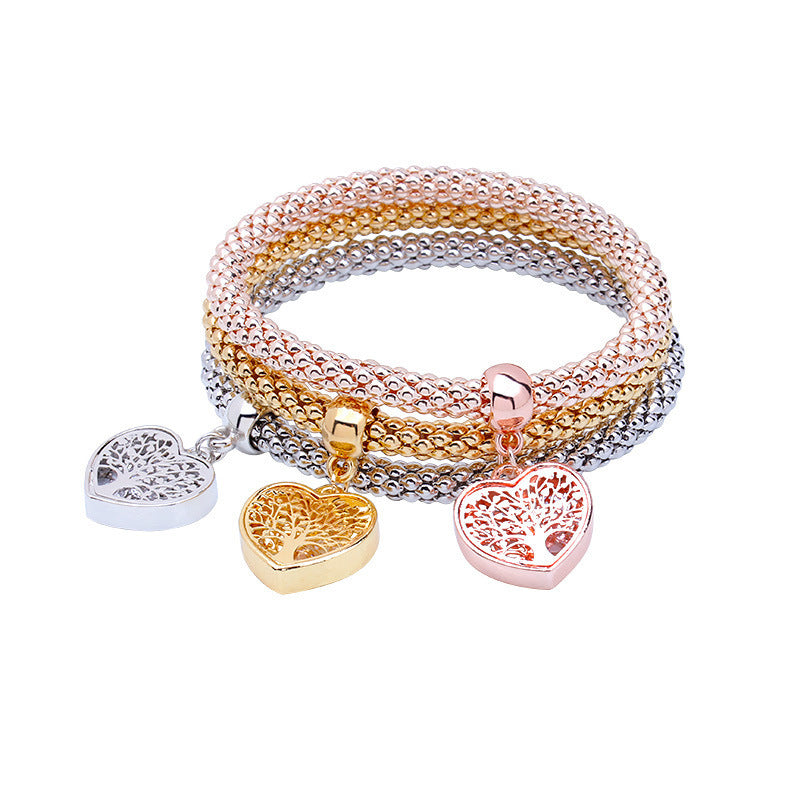 Heart Pendant Bracelet