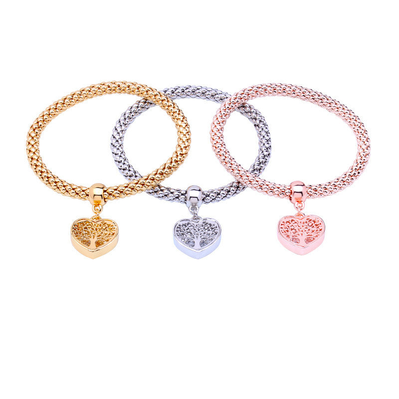 Heart Pendant Bracelet