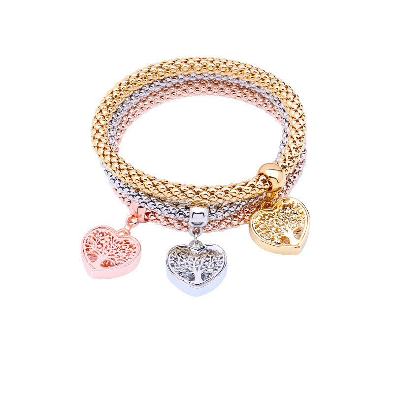Heart Pendant Bracelet