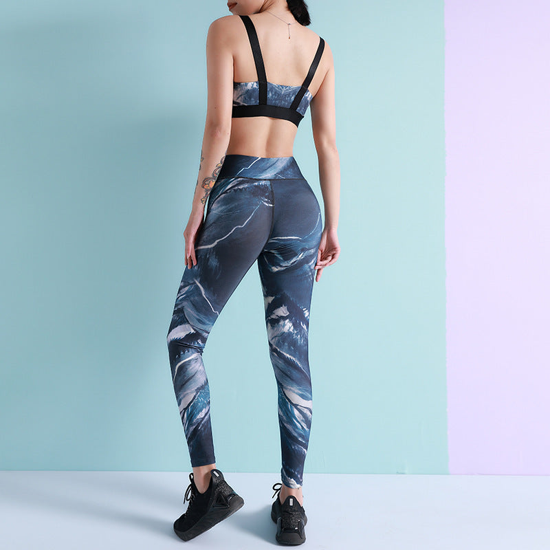 Slim Yoga Wear Two-piece Suit