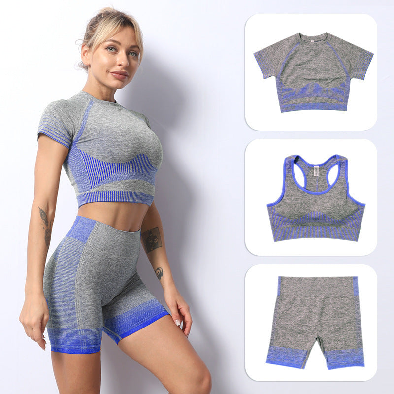 Short-Sleeved Shorts Yoga Wear