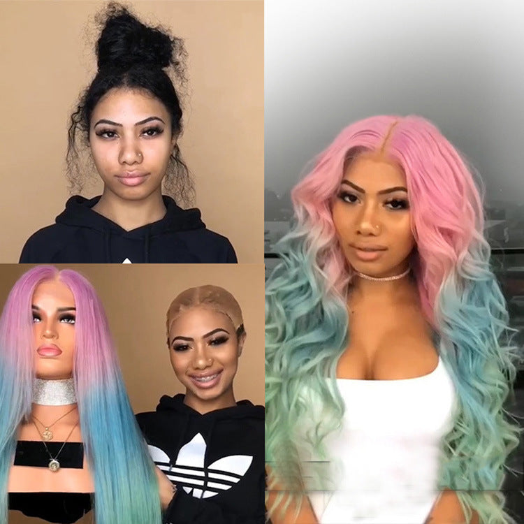 Mid-Section Dyed Wig
