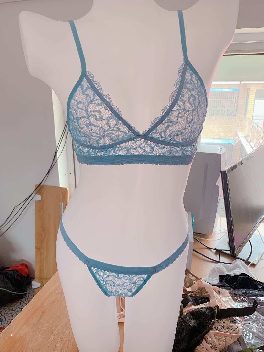 Temptation Lace Three-Point Bra Lingerie