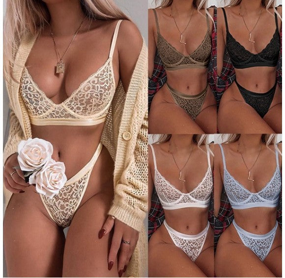Temptation Lace Three-Point Bra Lingerie