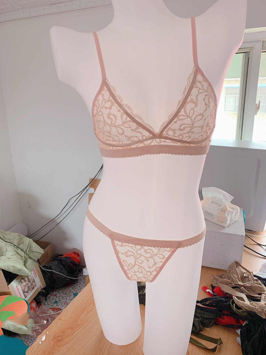 Temptation Lace Three-Point Bra Lingerie