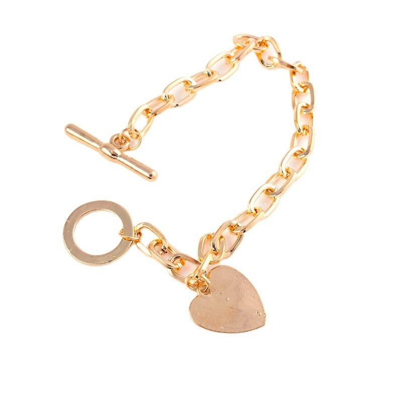 Diamond Heart Shaped Bracelet