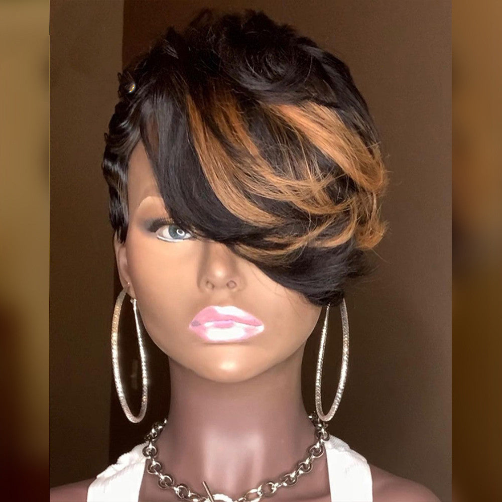Short Curled Wig