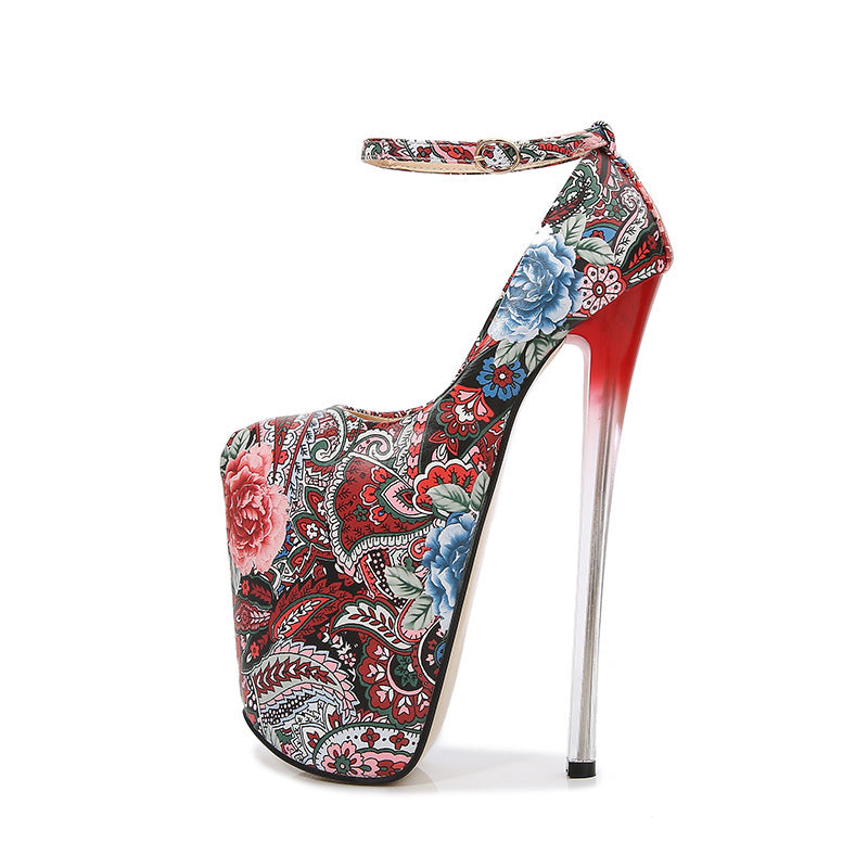 Stiletto Ethnic Style Super High Heels