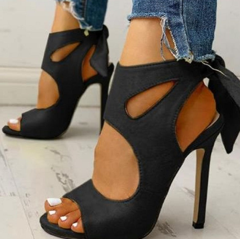Flower Stiletto Heels
