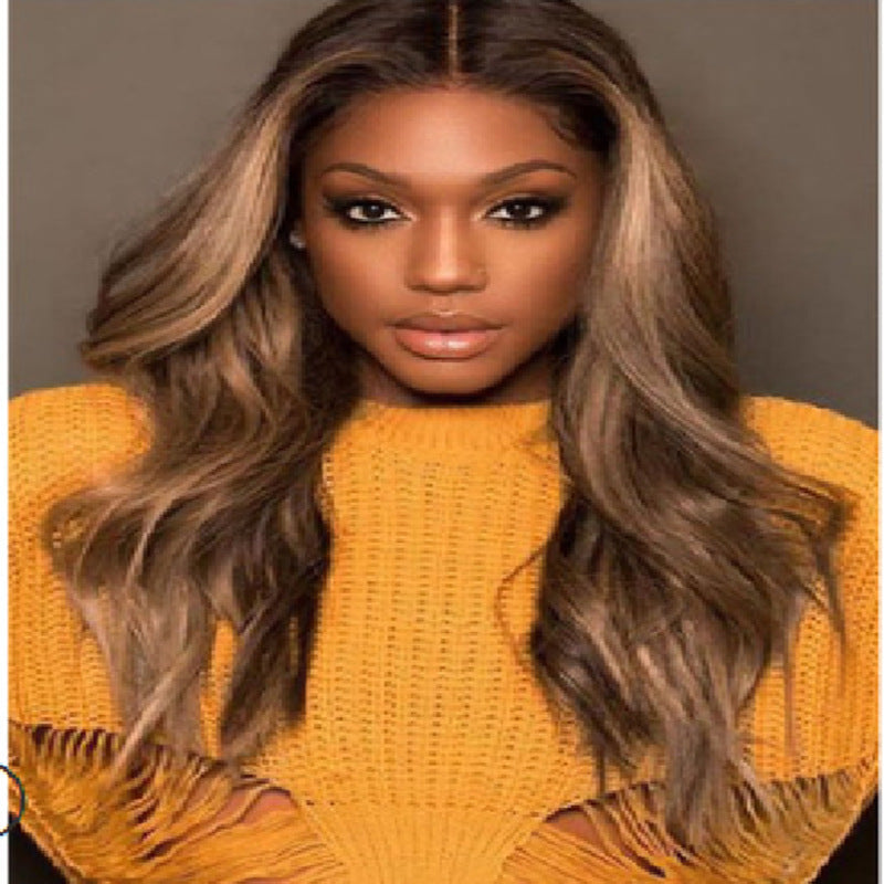 Mid-length Curly Wig