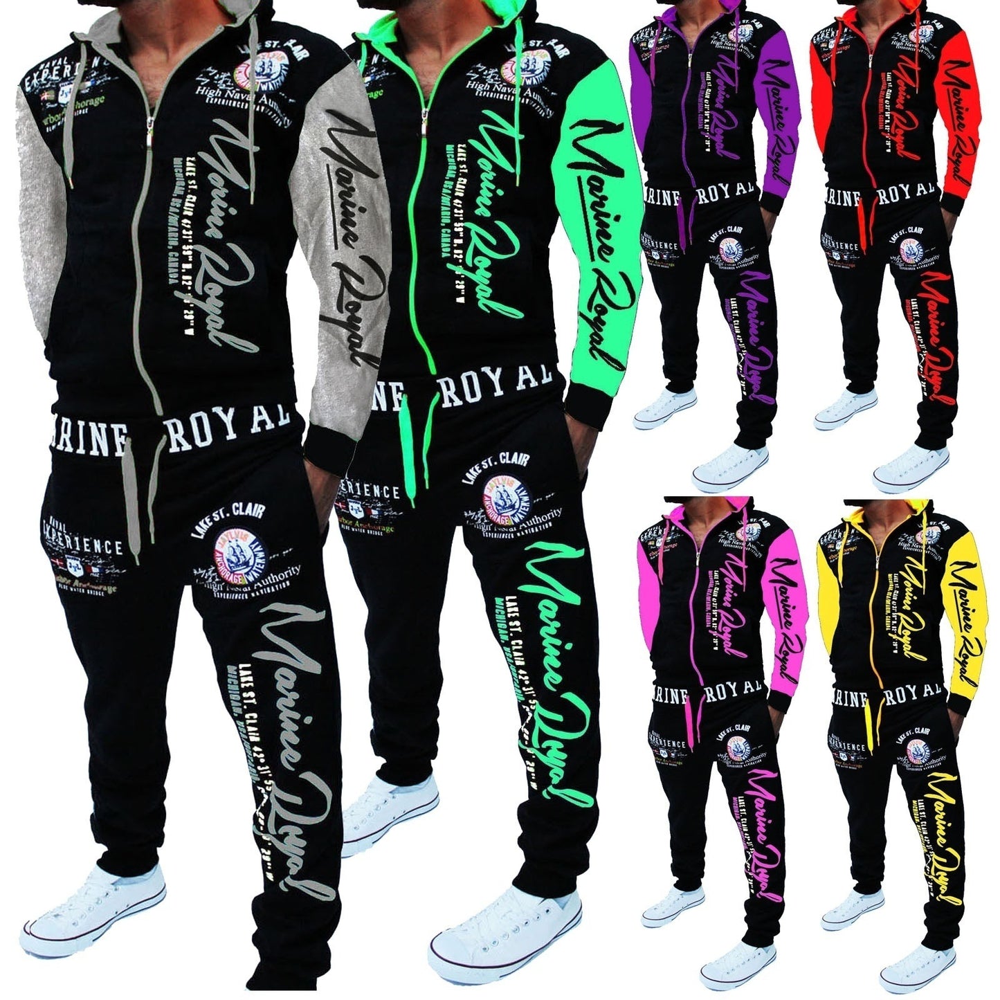 Men Tracksuit 2 Piece Set