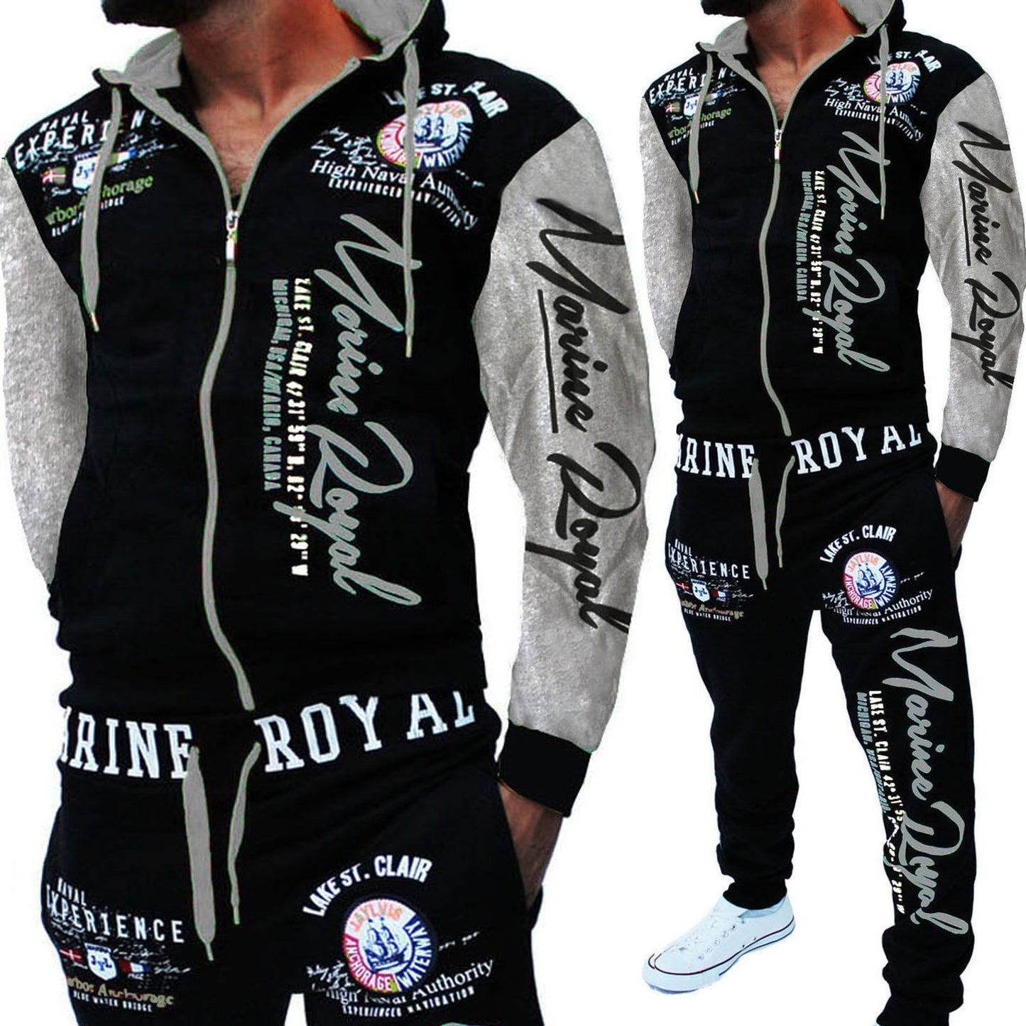 Men Tracksuit 2 Piece Set
