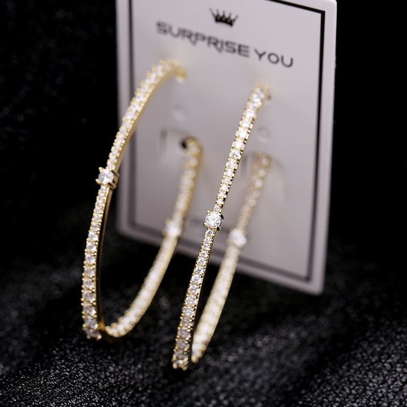 Oval Earrings Earrings