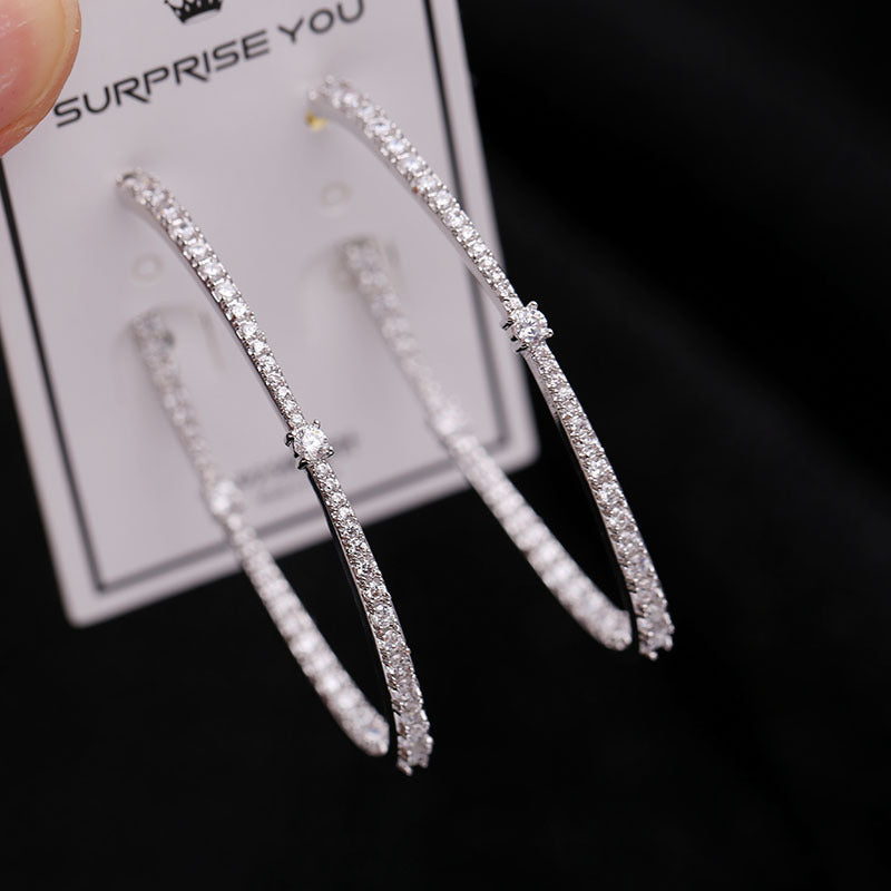 Oval Earrings Earrings