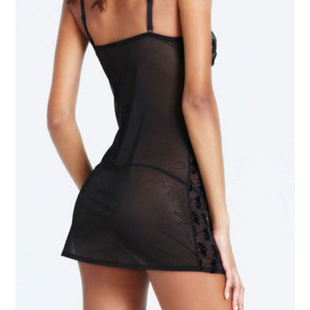 Rose Pattern LaceTemptation Lingerie