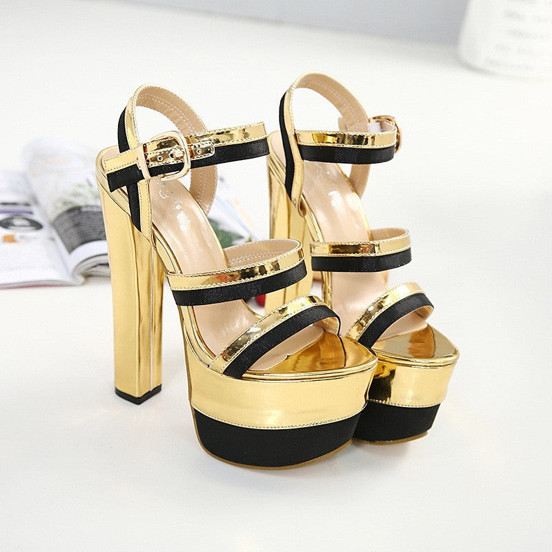 Golden Stage High Heels