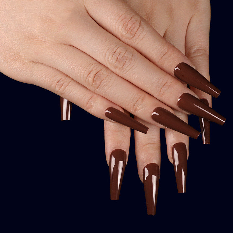 Long Coffin Nails