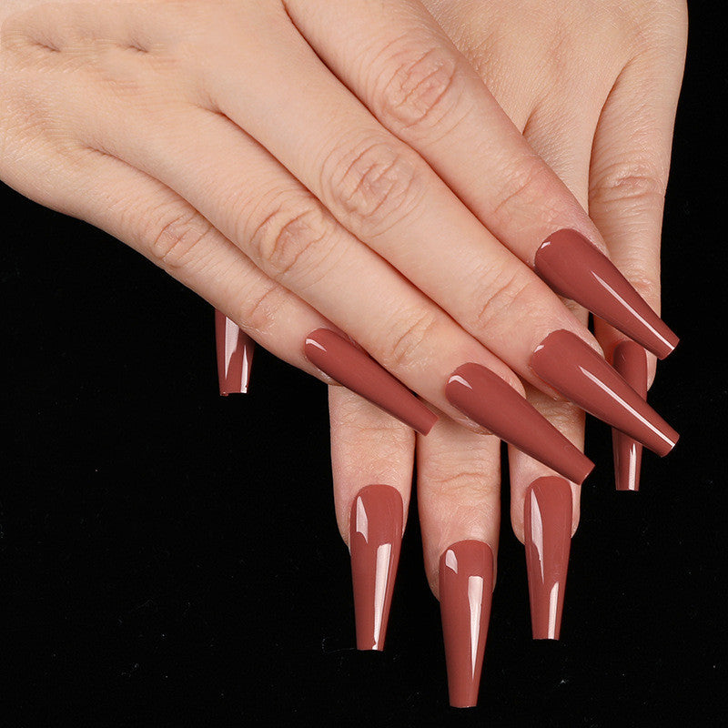 Long Coffin Nails