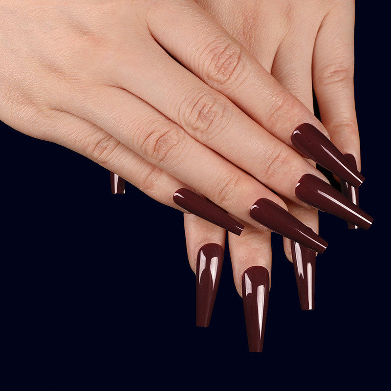 Long Coffin Nails