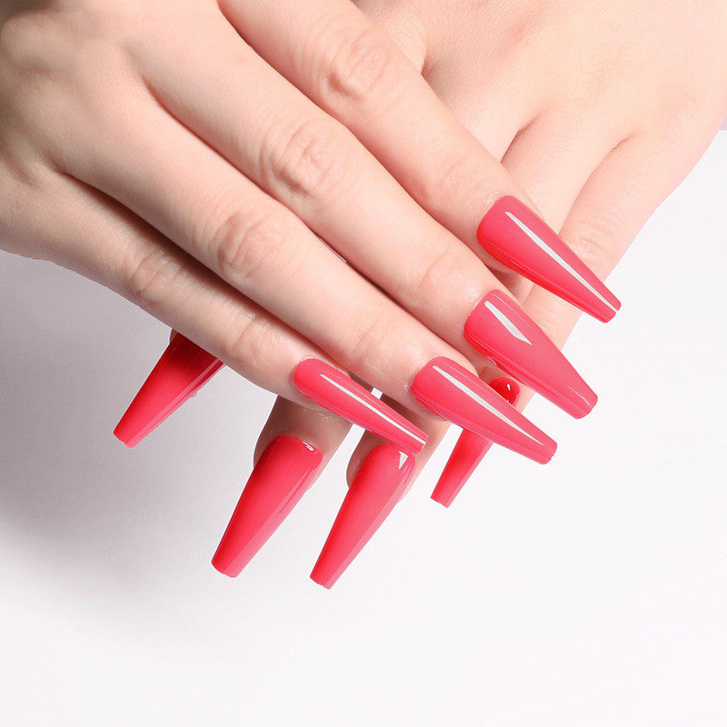 Long Coffin Nails